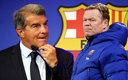 Joan Laporta no respaldó públicamente a Koeman. (Reuters | Footy Renders)