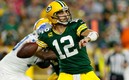 Rodgers lanzó para 4 TD ante Detroit. Foto: Reuters