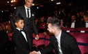 Así fue el encuentro entre Cristiano Jr y Messi en 2017. FOTO: EFE.