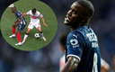 Joel Campbell humilló con tremendo túnel al joven Jorge Rodríguez. (Mexsport)
