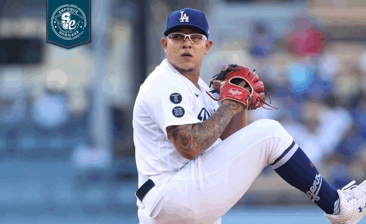 Julio Urías está en su primera temporada como abridor sin restricciones. (@MLB_Mexico)