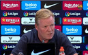 Koeman no aceptó preguntas de los periodistas. (FOOT: FC Barcelona)