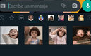La niña de los stickers de Whatsaap.