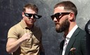 El Canelo Álvarez y Caleb Plant han dado mucho de qué hablar en las últimas horas. FOTOS: AFP.