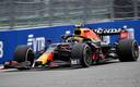 Checo Pérez estuvo cerca de subir al podio en el GP de Rusia (AFP)