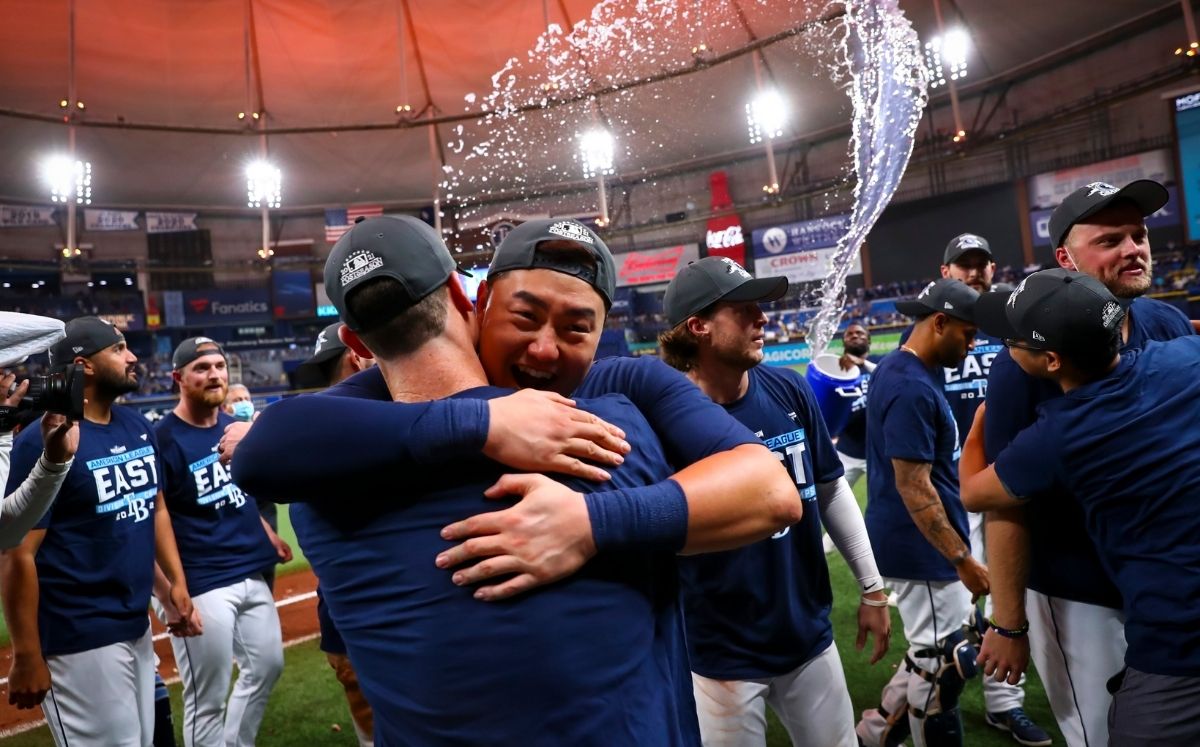 Este es el cuarto título divisional en la historia para Tampa Bay. (Rays)