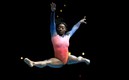Biles participó en el Gold Over America Tour en Los Angeles. Foto: AFP