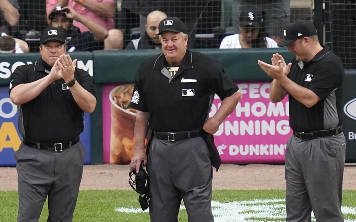 Joe West podrá fin a su carrera en MLB siendo el umpire con más juegos juzgados. (AP)
