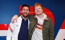 Así fue el encuentro entre Messi y  Ed Sheeran.