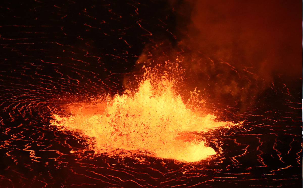 Así luce el volcán.