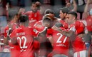 Los portugueses celebraron su primer tanto ante los culés. FOTO: Reuters.