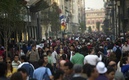 En la Ciudad de México hay muchísimas personas caminando en la calle. (Foto: AFP)