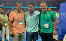 El Matador con Jorge Campos y Pardo en un evento de la MLS. (FOTO: Twitter @elmatadorpr)