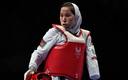 Zakia Khudadadi logró competir en Tokio 2020 tras salir de Afganistán (AFP)