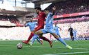 Mohamed Salah brilló, pero no le alcanzó al Liverpool | AFP