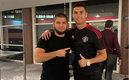 Cristiano Ronaldo junto a Khabib Nurmagomedov. (Foto: @TeamKhabib)
