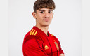 Gavi, jugador del Barcelona, es ahora el más joven en debutar con España. (Foto: @SeFutbol)