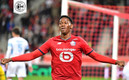 Jonathan David festeja un gol con el Lille. (FOTO: AFP)