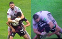El portero canadiense tumbó a Lozano luego de que casi se le escapa el balón. (Foto: Especial)