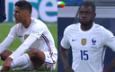 Raphael Varane se tiró al pasto y no pudo continuar en la Nations League. (foto: Especial)