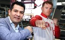 Barrera reconoció la trayectoria del Canelo. FOTO: Mexsport.