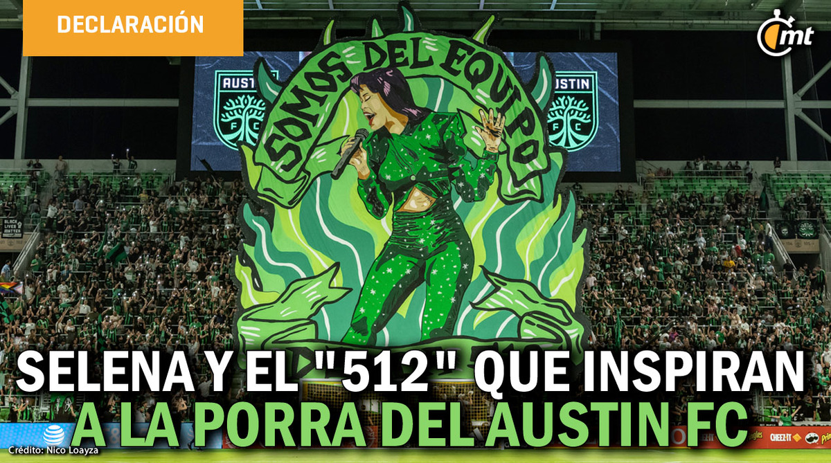 Selena Quintanilla,  ícono hispano del Austin FC de la MLS