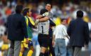 Adolfo Rios festeja un triunfo con el América en 2002. (FOTO: Mexsport)