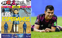 La amenazante portada en El Salvador para la visita de México. (El Gráfico | Imago7)
