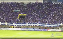 Fans desplegaron la manta durante el cotejo | Captura