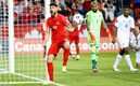 Jonathan Osorio celebra uno de los goles de Canadá. Foto: AFP