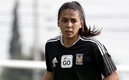 María Sánchez anotó en la práctica de Tigres Femenil. (Foto: María Sánchez)