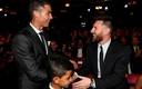 Agüero habló de la diferencia que hay entre Messi y CR7 (EFE)