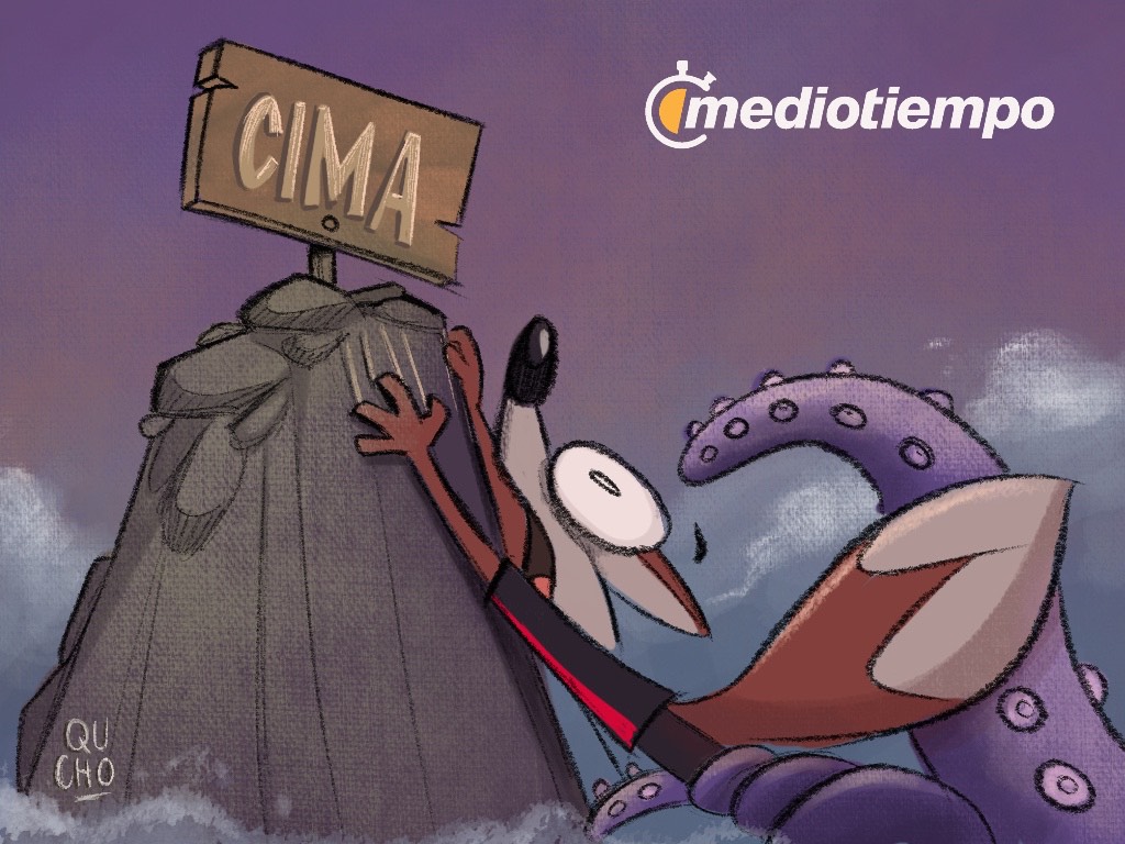 ¡Se le fue la cima!
