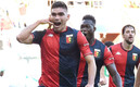 Johan Vásquez festeja su gol con el Genoa. (FOTO: GenoaCFC)