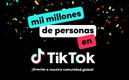 TikTok anunció que alcanzó la barrera de mil millones de usuarios. Foto: TikTok
