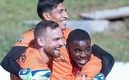 Joel Campbell se unió a sus compañeros que están listos para jugar. (Foto: Rayados)