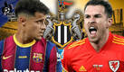 Philippe Coutinho y Aaron Ramsey estarían en la lista de fichajes del Newcastle. (Footy Renders)