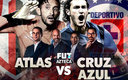 Martinoli, Luis García y Campos estuvieron este martes en la transmisión. (Foto de Azteca Deportes)