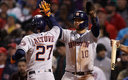José Altuve pegó cuadrangular en la victoria de Astros en Boston. (AFP)