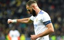 Karim Benzema participó ayer con el Madrid en la Champions League. FOTO: AFP.