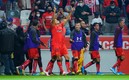 Vanegas celebró el gol del empate contra Necaxa. Foto: Imago7