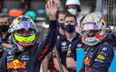 Checo Pérez y Verstappen en Estados Unidos. (Reuters)