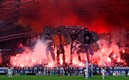 Así fue el tifo que sacaron los aficionados de Marsella