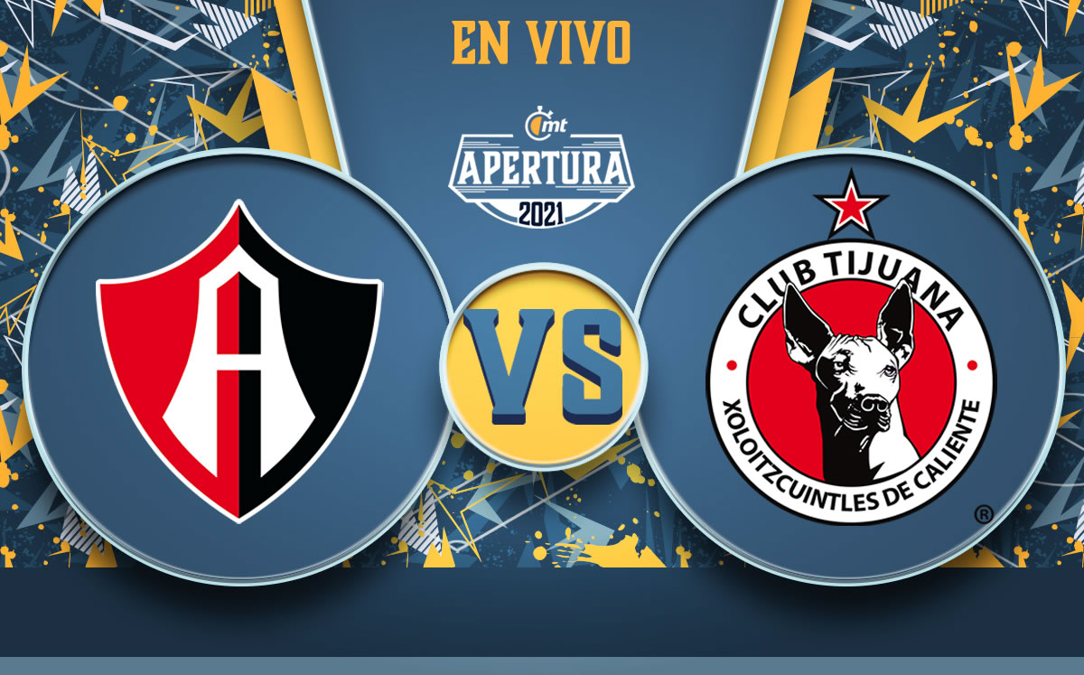 Partido Atlas Vs Xolos EN VIVO Jornada 16 Apertura 2021 De Liga MX 
