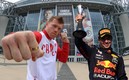 El Canelo y Checo han dado grandes alegría a México. FOTO: Mexsport | AFP.