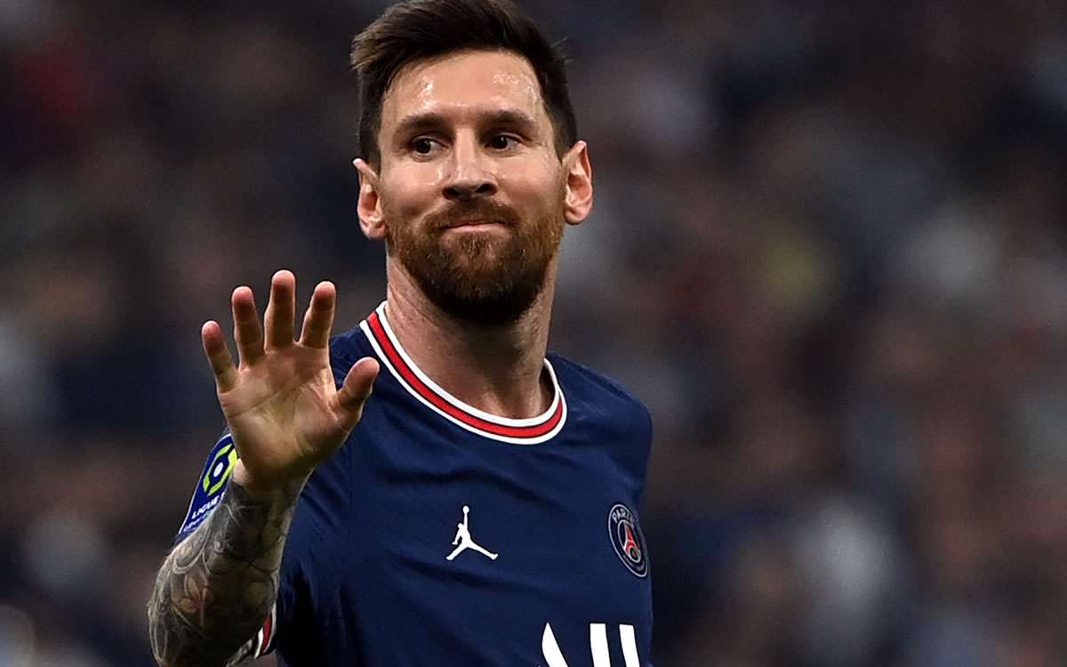 Lionel Messi aún no anota con el PSG en la Ligue 1. (AFP)