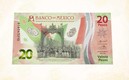 Así luce el nuevo billete de 20 pesos mexicanos. FOTO: Banxico
