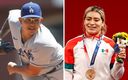 Urías ganó la Serie Mundial 2020 y Fuentes obtuvo una medalla de bronce en Tokio 2020.  (Fotos: EFE)