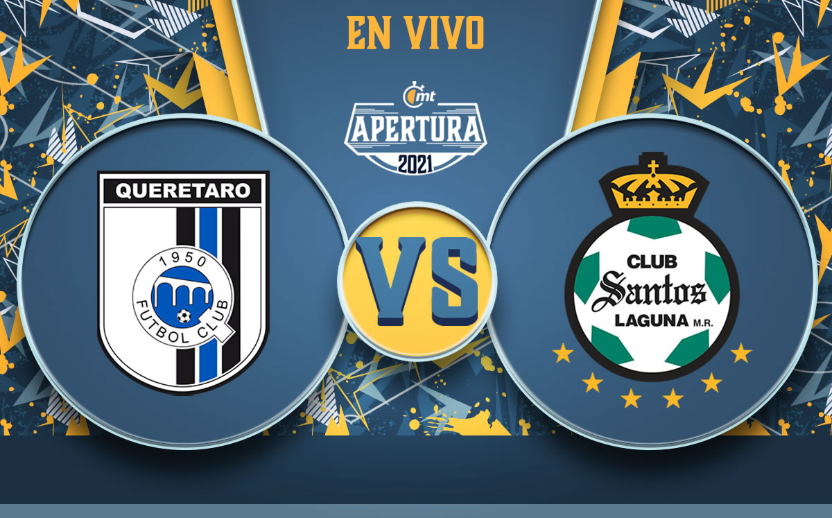 Querétaro vs Santos ENVIVO. Partido Apertura 2021 Jornada 16 Mediotiempo