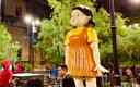 La muñeca de 'El Juego del Calamar' estará en Coyoacán hasta el 31 de octubre (Twitter)